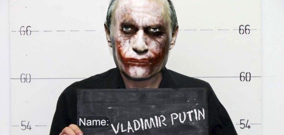 Putin jako Joker.