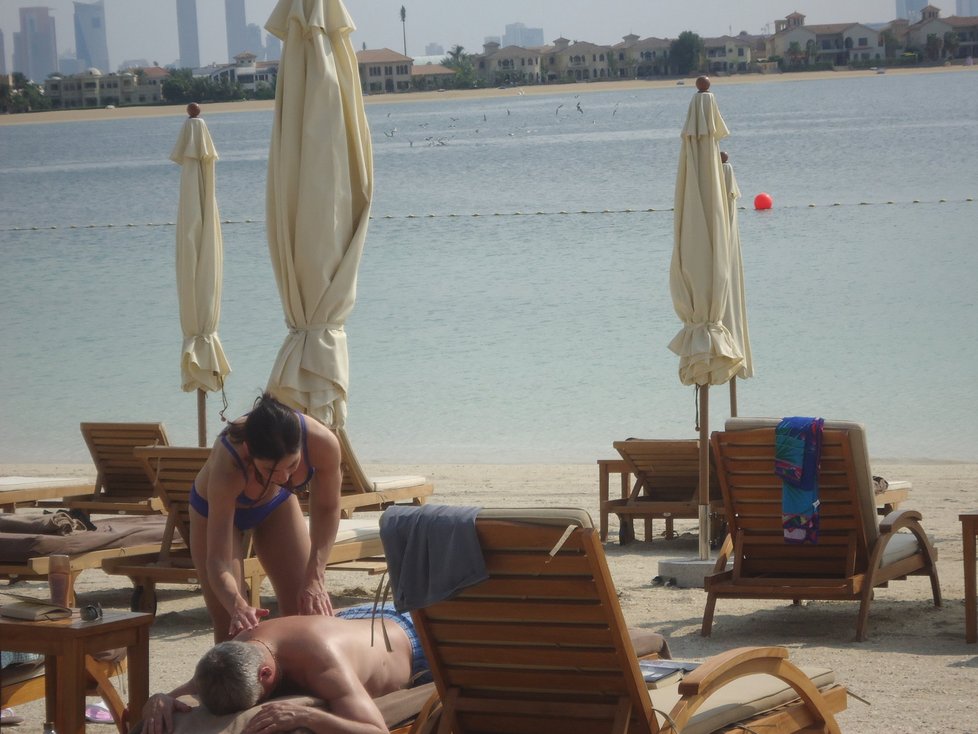 Milenci Nosková s Mynářem na dovolené v Dubaji