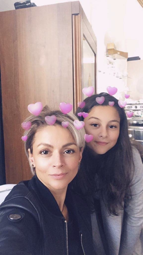 Kristina s dcerou Izi