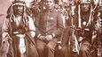 Captain George Sword, Chief of Police, and performers from Buffalo Bill&#39;s Wild West show 1882-1891