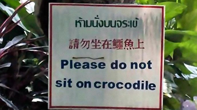 Neseďte nám na krokodýlu