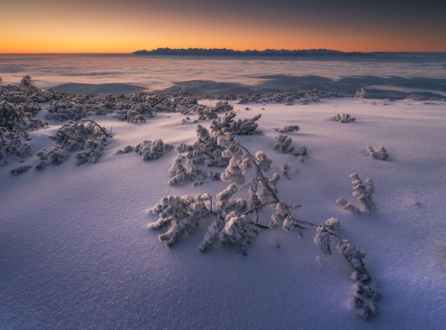 Polské horské vrcholky podle fotografky Karol Nienartowicz