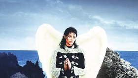 Zřejmě nejznámější fotografovo dílo, na kterém je zpěvák Michael Jackson vyobrazen jako anděl