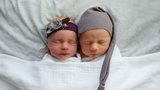 Dojemné foto: Rodiče zvěčnili novorozená dvojčata. Jedno z nich umíralo