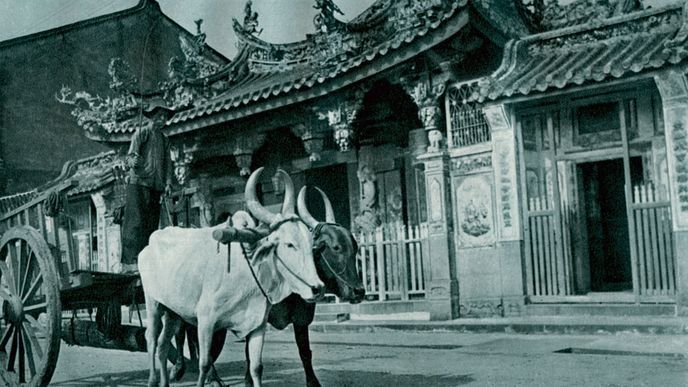 J. Havlasa: Čínský chrám v Singapuru, 1913.