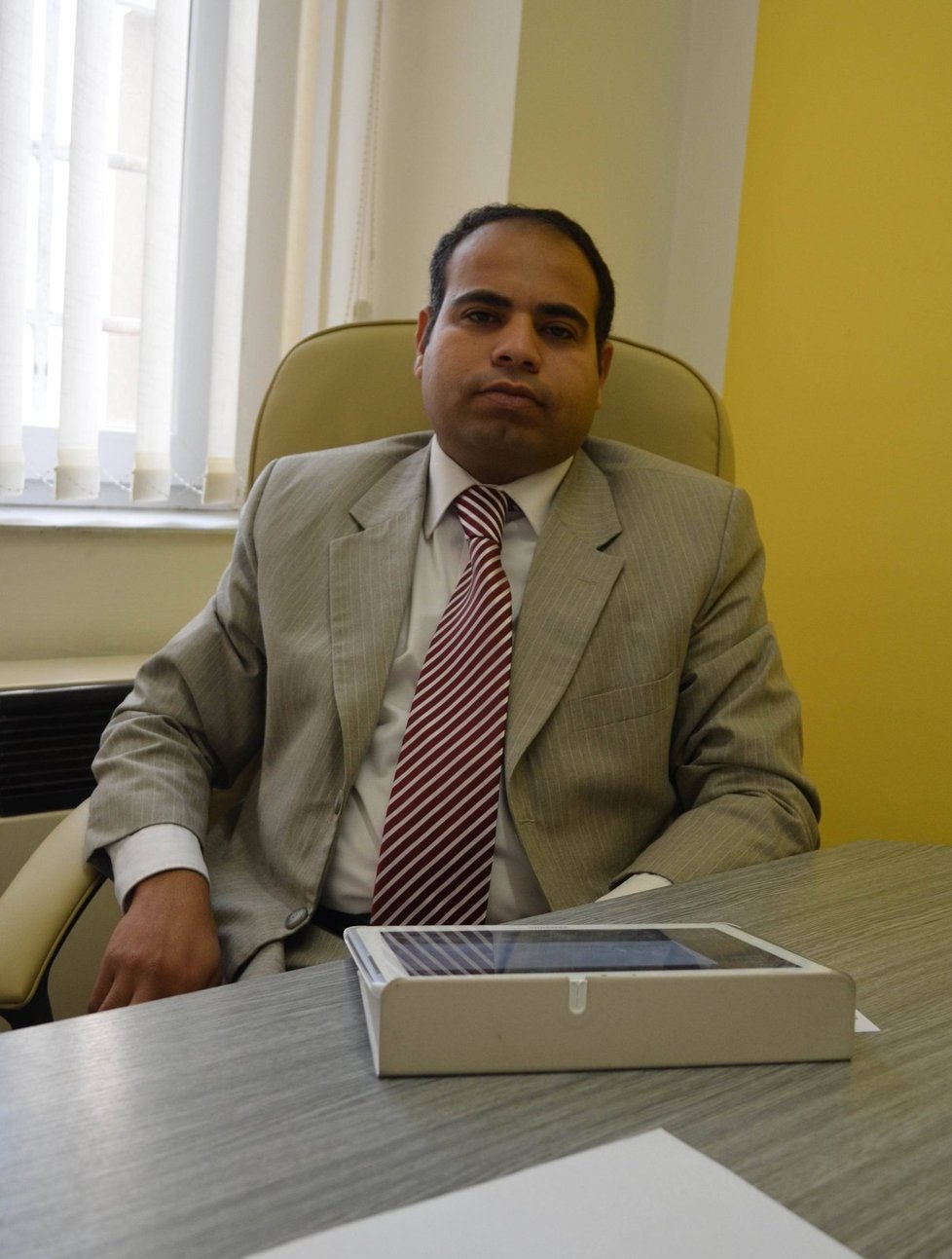 Egyptský právník Kirolis Izzat Bašír.