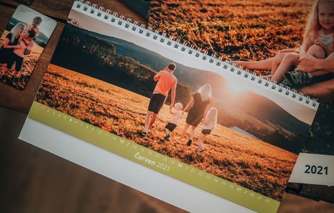 Jak může vypadat kalendář sestavený z vlastních fotek?