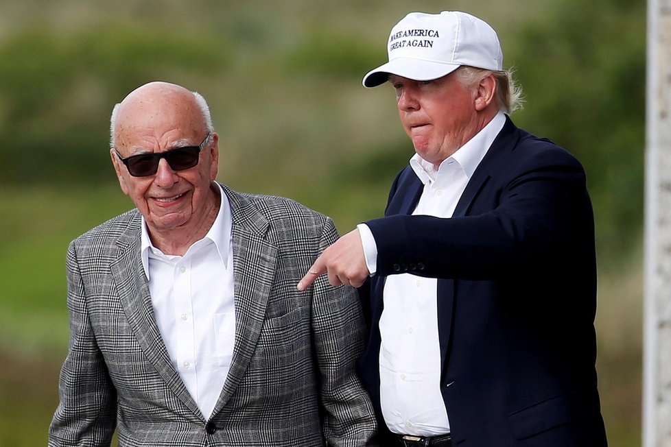 Ruppert Murdoch a Donald Trump