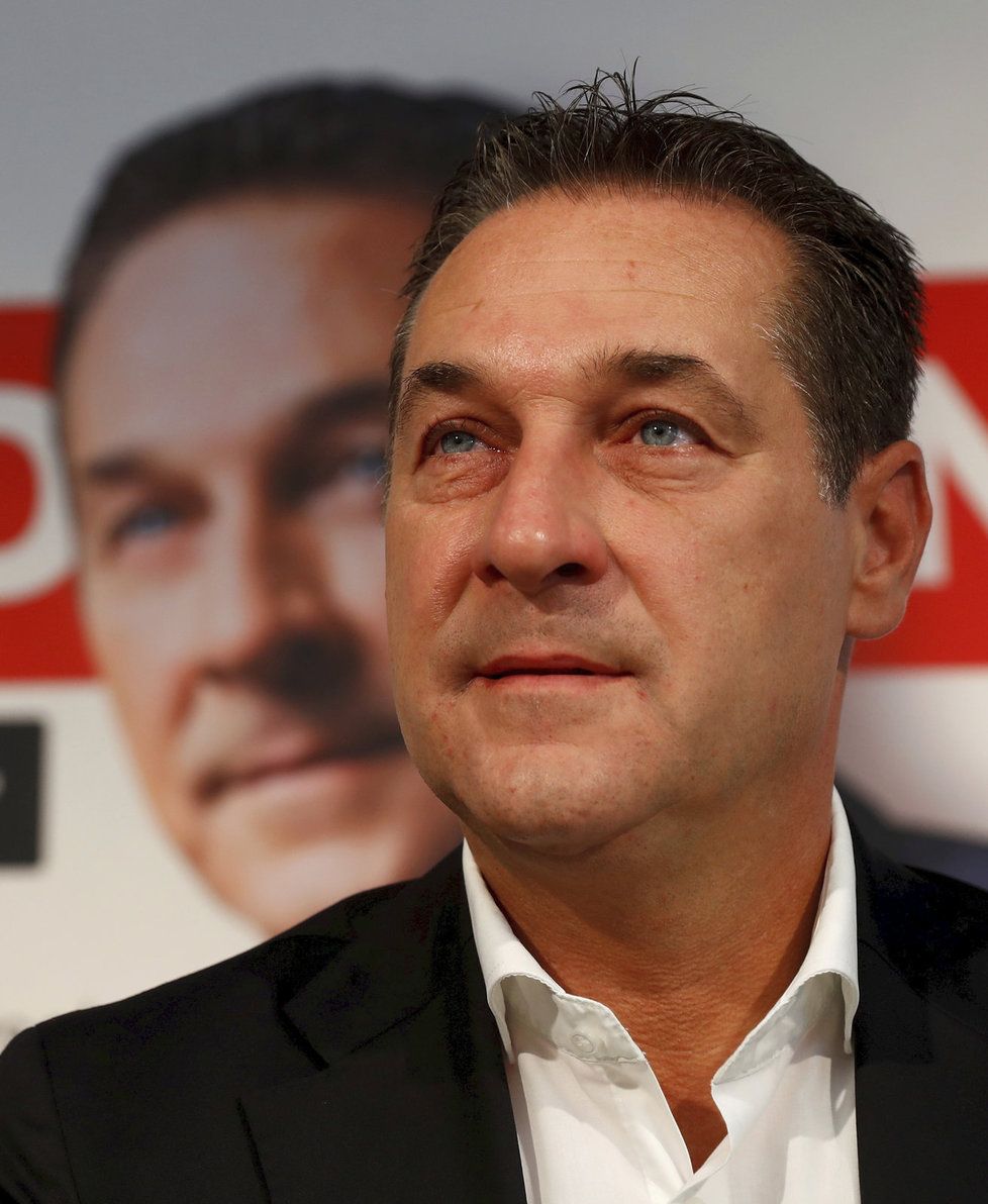 Předseda rakouské pravicové Strany svobodných (FPÖ) Heinz-Christian Strache