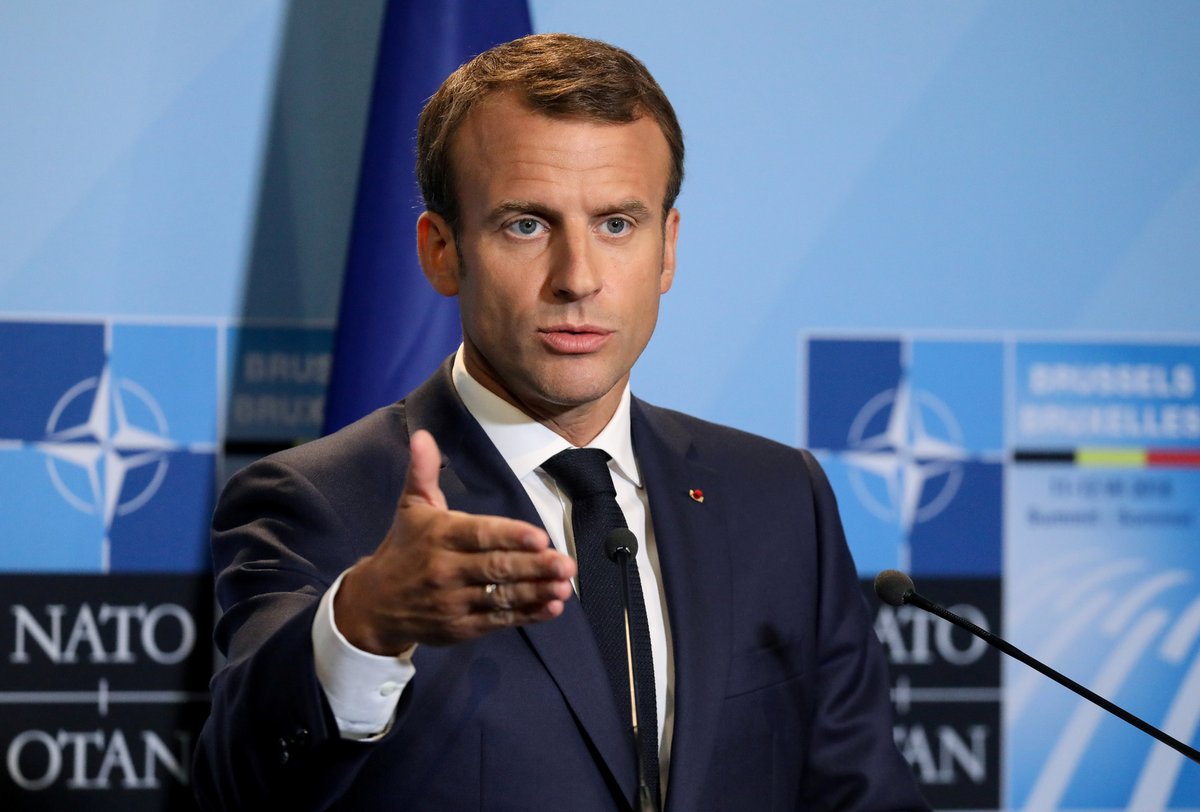 Francouzský prezident Emmanuel Macron.