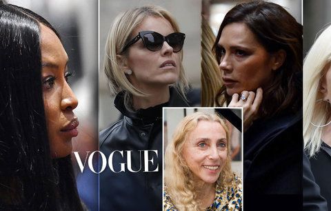 Mše za šéfku italského Vogue: Plakala Versace, Beckhamka, Naomi Campbell i božská Eva Herzigová!