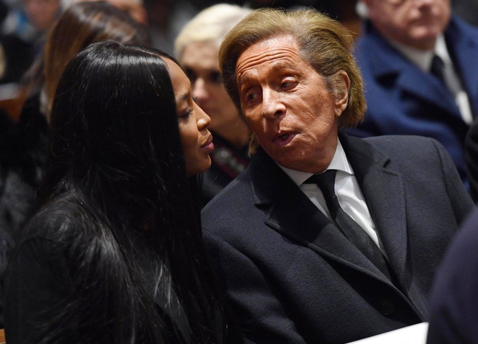 Valentino Garavani a Naomi Campbell