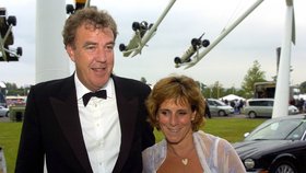 Jeremy Clarkson se svou ještě manželkou Frances Catherine Cain