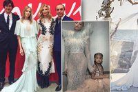 Tajemství svatebních šatů Terezy Maxové: Ušil je návrhář Beyoncé!