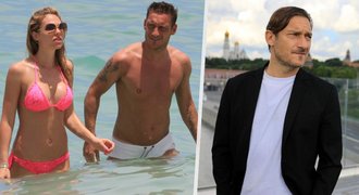 Hvězdný fotbalista Totti o rozvodu po 20 letech manželství: Hazard a nevěra!