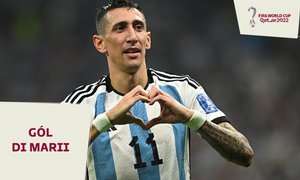 Argentina - Francie: Nádherný ťukes na pět přihrávek zakončil Di María gólem na 2:0