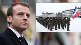 Francouzi půjdou na vojnu, Macron chce zavést povinnou brannou povinnost.