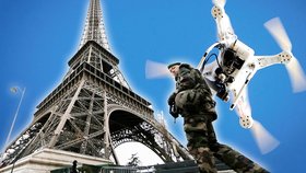 Nad Francií se prohnaly podezřelé bezpilotní letouny.