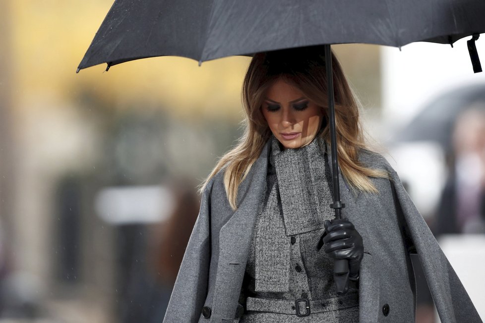 Melania Trumpová v Paříži, (11.11.2018).