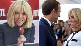 Diktát paní Macronové (66): První dáma Francie osloví studenty. Doma prý poslouchá i Macron (41).