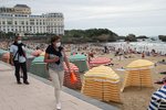 Dovolenkáři na jihu Francie: Pláže v Biarritzu