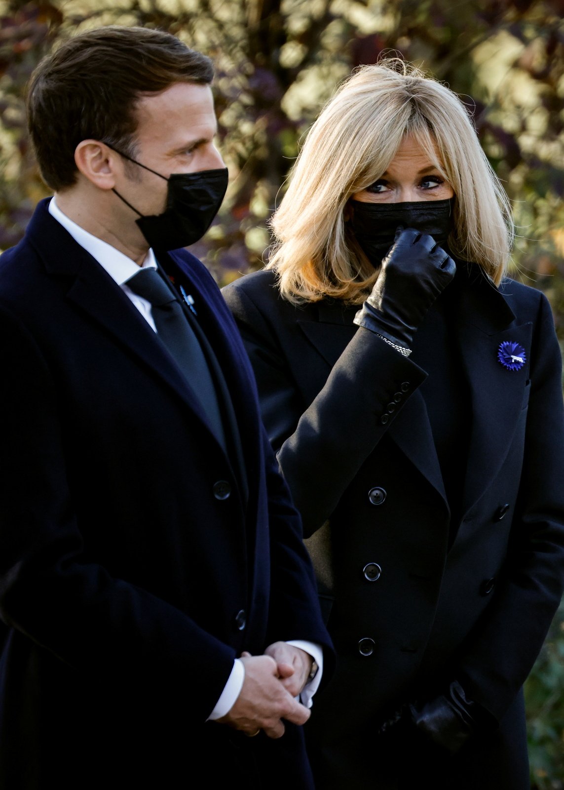 Francouzský prezident Emmanuel Macron s manželkou Brigitte.