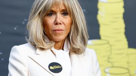 První dáma Francie Brigitte Macronová.