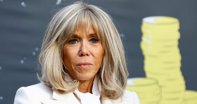 První dáma Francie Brigitte Macronová.