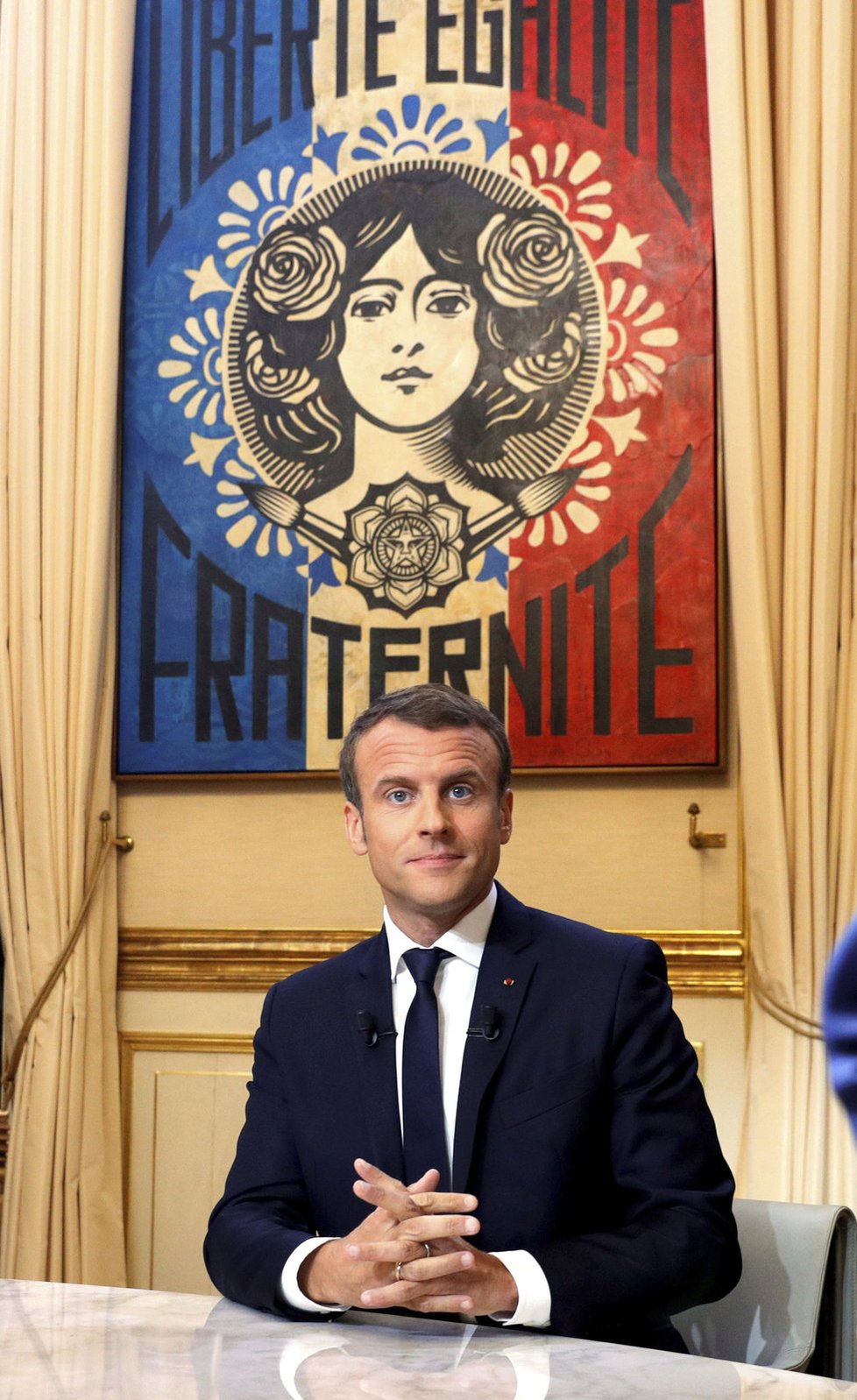 Francouzský prezident Emmanuel Macron.