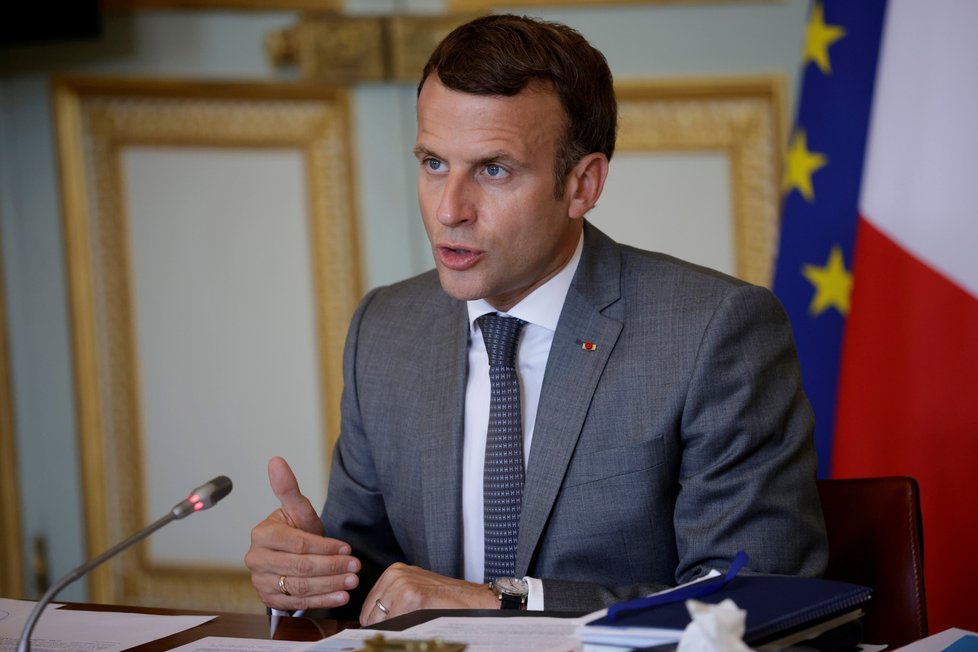 Francouzský prezident Emmanuel Macron.