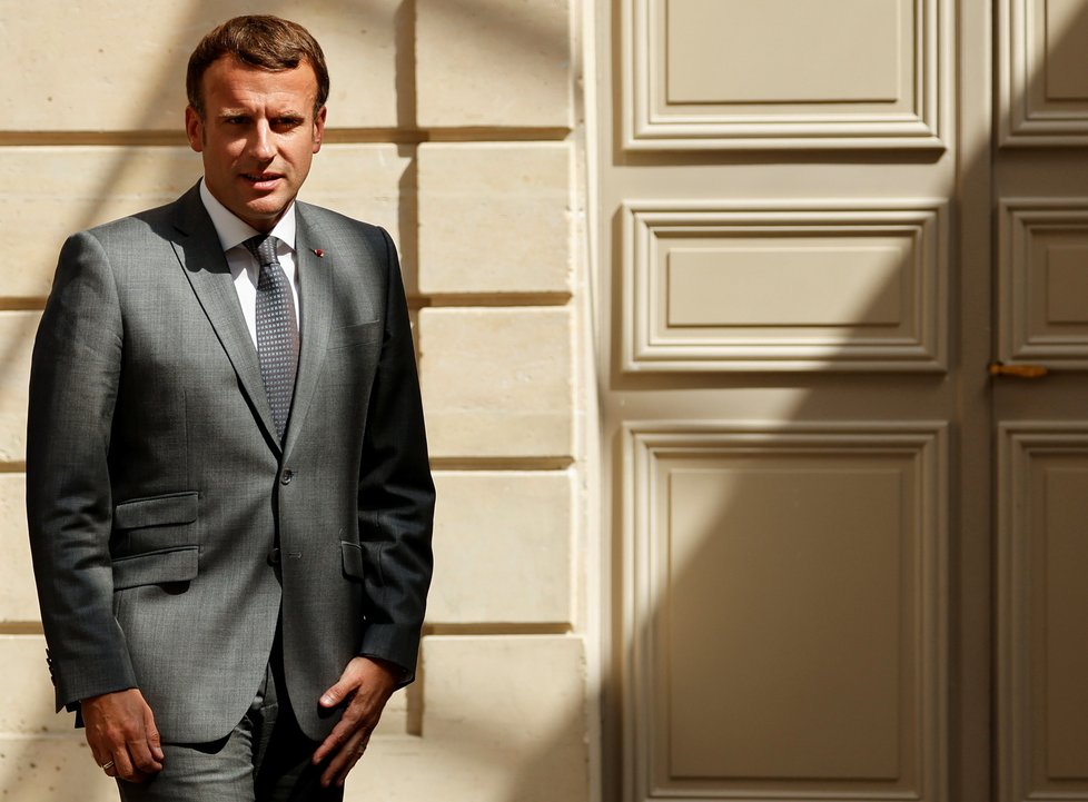 Francouzský prezident Emmanuel Macron.