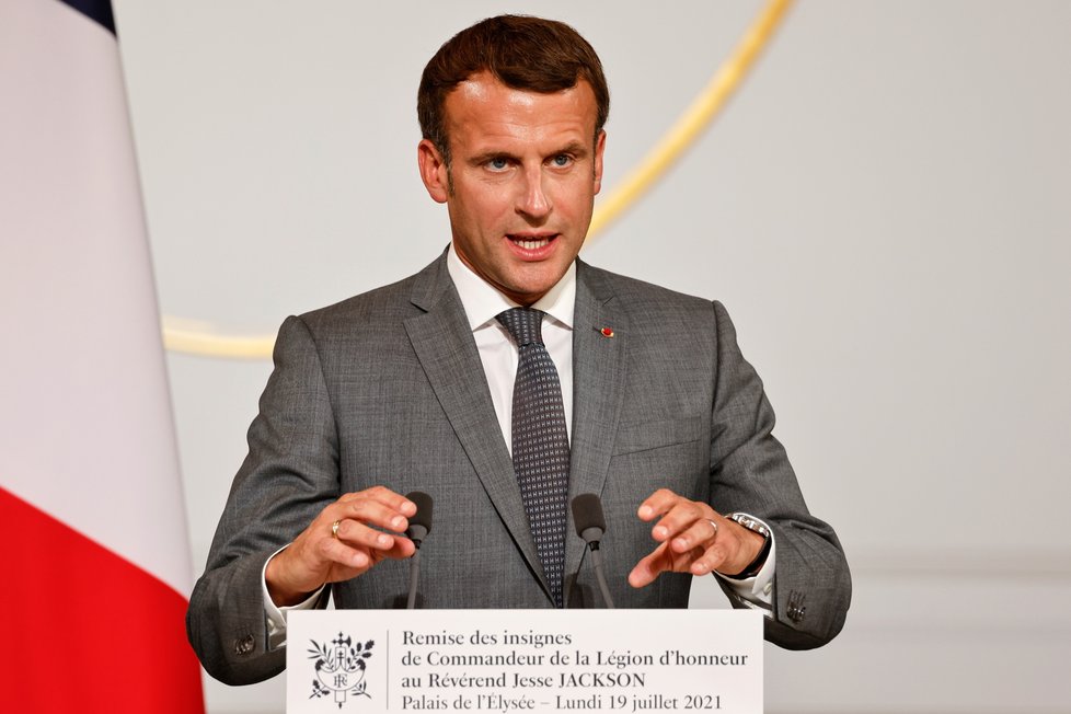 Francouzský prezident Emmanuel Macron.