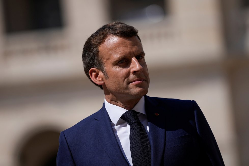 Francouzský prezident Emmanuel Macron.