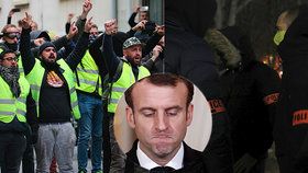 Prezident Macron ustoupil požadavkům žlutých vest i policie.