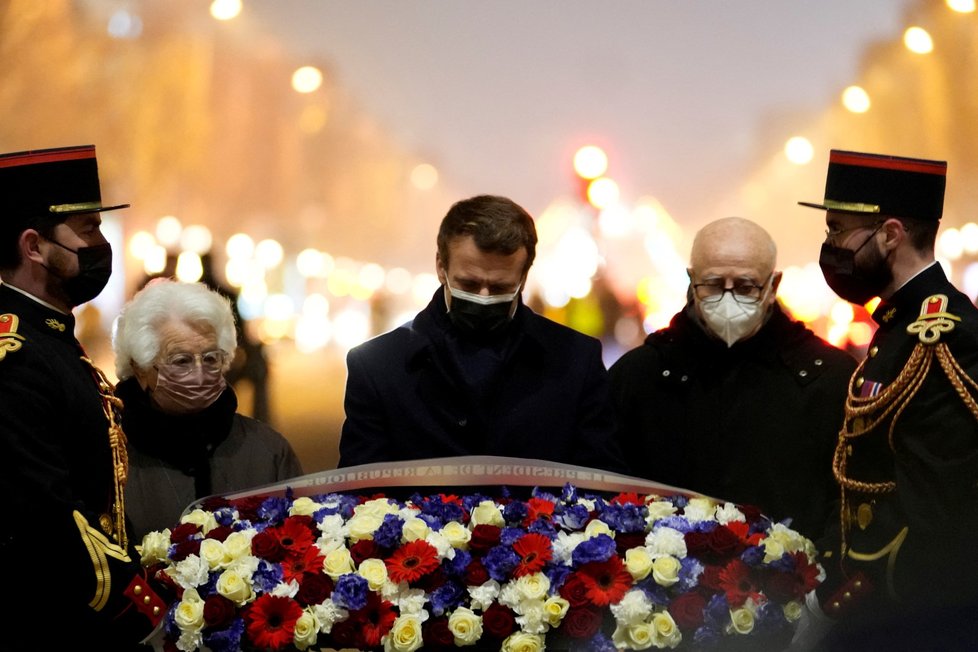 Mezinárodní den památky obětí holocaustu ve Francii: Prezident Emanuel Macron(27.1.2022)