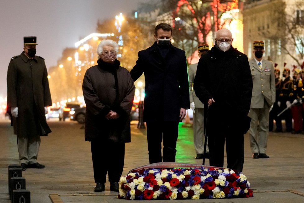Mezinárodní den památky obětí holocaustu ve Francii: Prezident Emanuel Macron(27.1.2022)