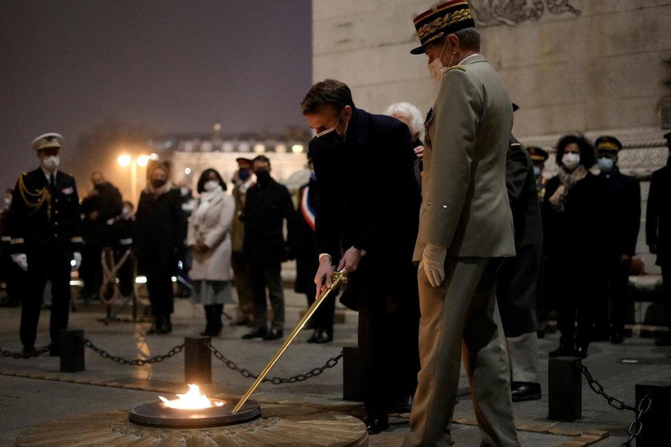 Mezinárodní den památky obětí holocaustu ve Francii: Prezident Emanuel Macron(27.1.2022)