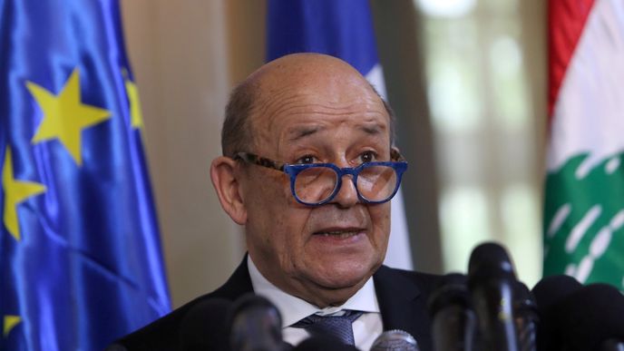 Francouzský ministr zahraničních věcí Jean-Yves Le Drian jednal o reformách v Libanonu