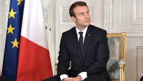 Čerstvý prezident Macron (29. 5. 2017).