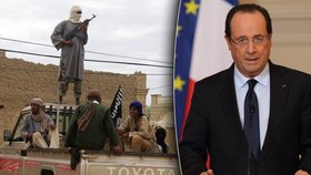 Francouzský prezident vyhlásil vojenský zásah v Mali proti islámským radikálům, napojeným na Al-Kaidu