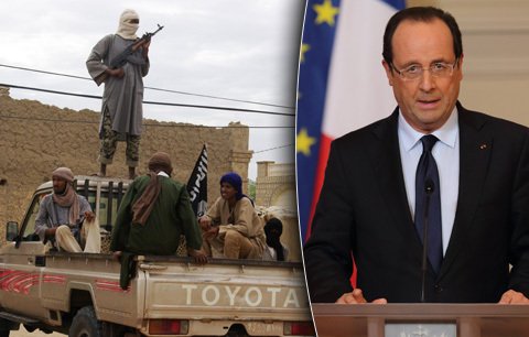 Francouzský prezident vyhlásil vojenský zásah v Mali proti islámským radikálům, napojeným na Al-Kaidu