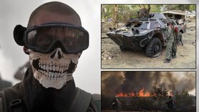 Aféra z války v Mali: Francouzský voják nasadil masku smrťáka