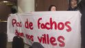 Protest proti Marine Le Penové během její návštěvy Kanady: "V našich městech nechceme fašisty"