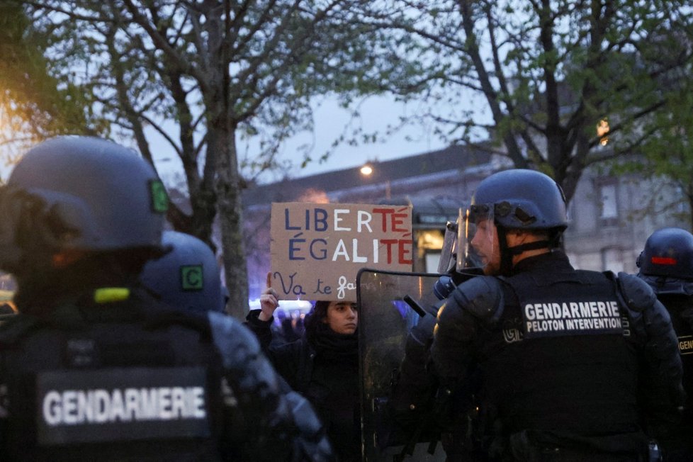 Demonstrace proti důchodové reformě ve Francii (28.3.2023)