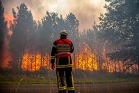 V národním parku Saské Švýcarsko vypukl lesní požár: Hoří nedaleko českých hranic!