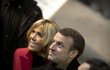 Francouzský prezident Emmanuel Macron s manželkou Brigitte.