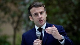 Francouzský prezident Emmanuel Macron navštívil Nice. (10. 1. 2022)