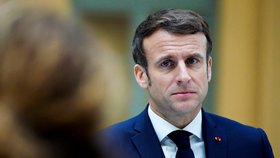 Francouzský prezident Emmanuel Macron navštívil Nice. (10. 1. 2022)