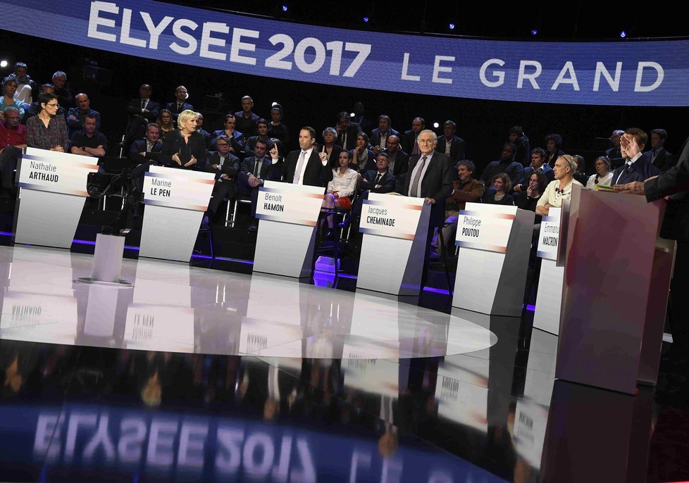 Televizní debata prezidentských kandidátů ve Francii