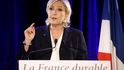 Kandidátka radikální pravice Marine Le Penová